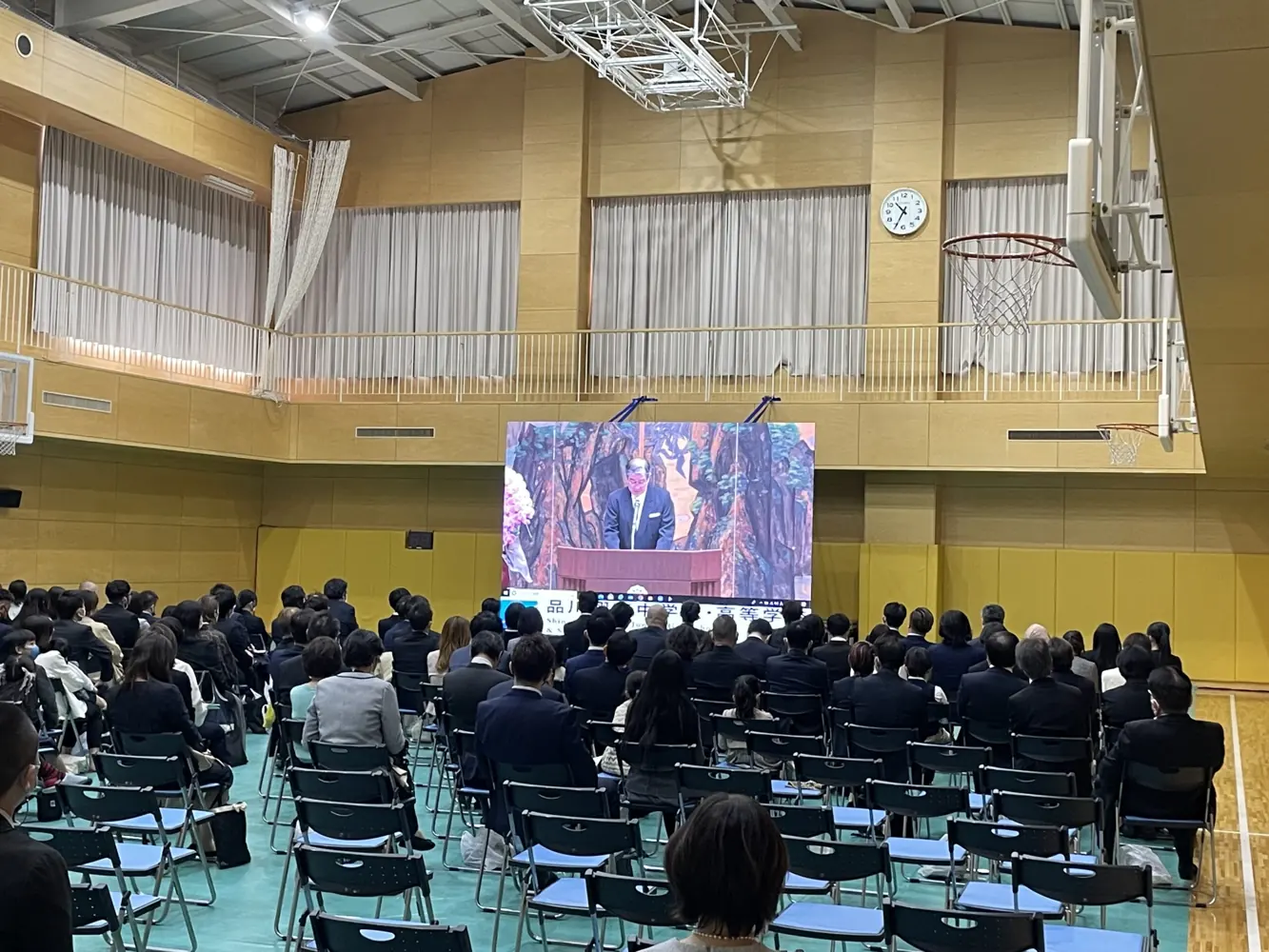 品川翔英入学式
