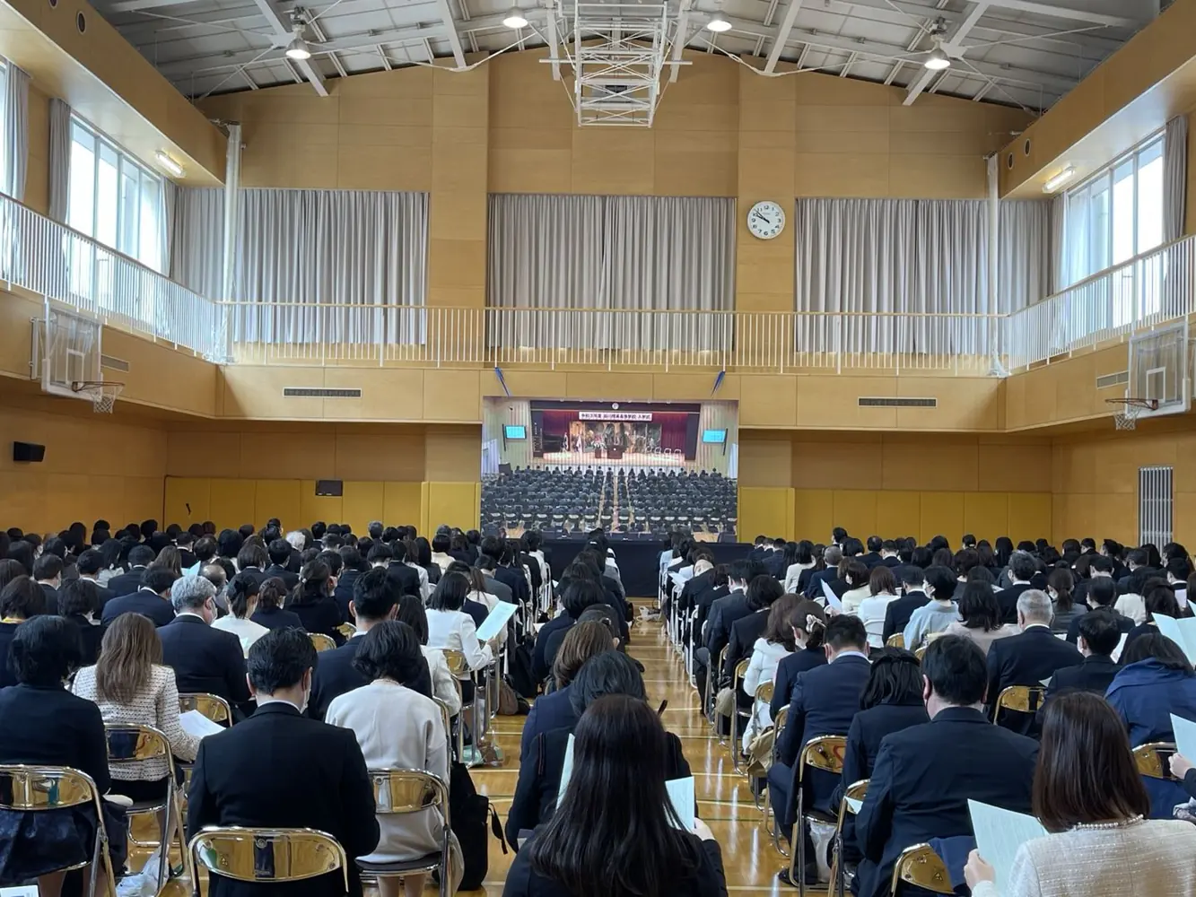 都内某高校入学式