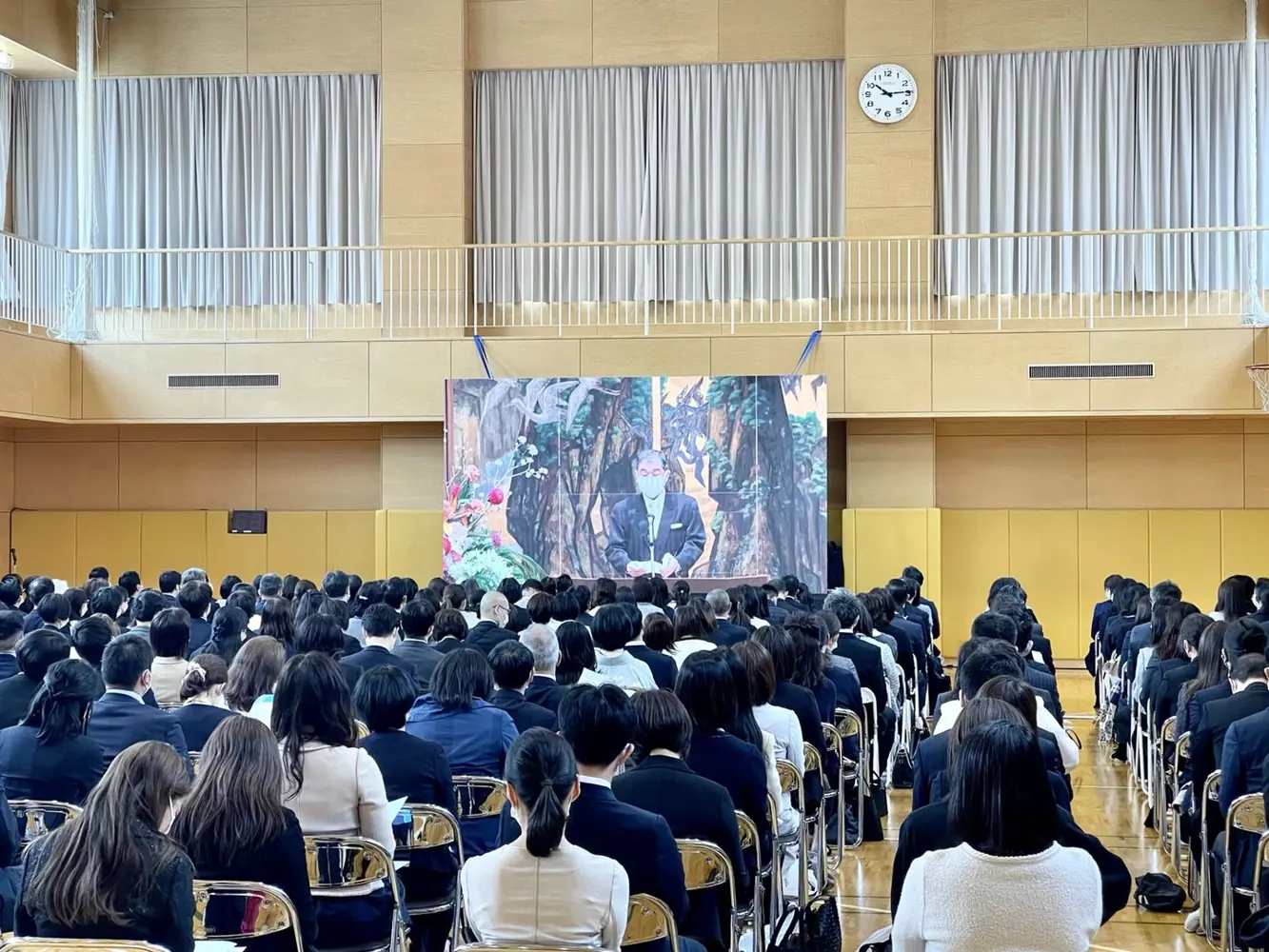 都内某高校入学式