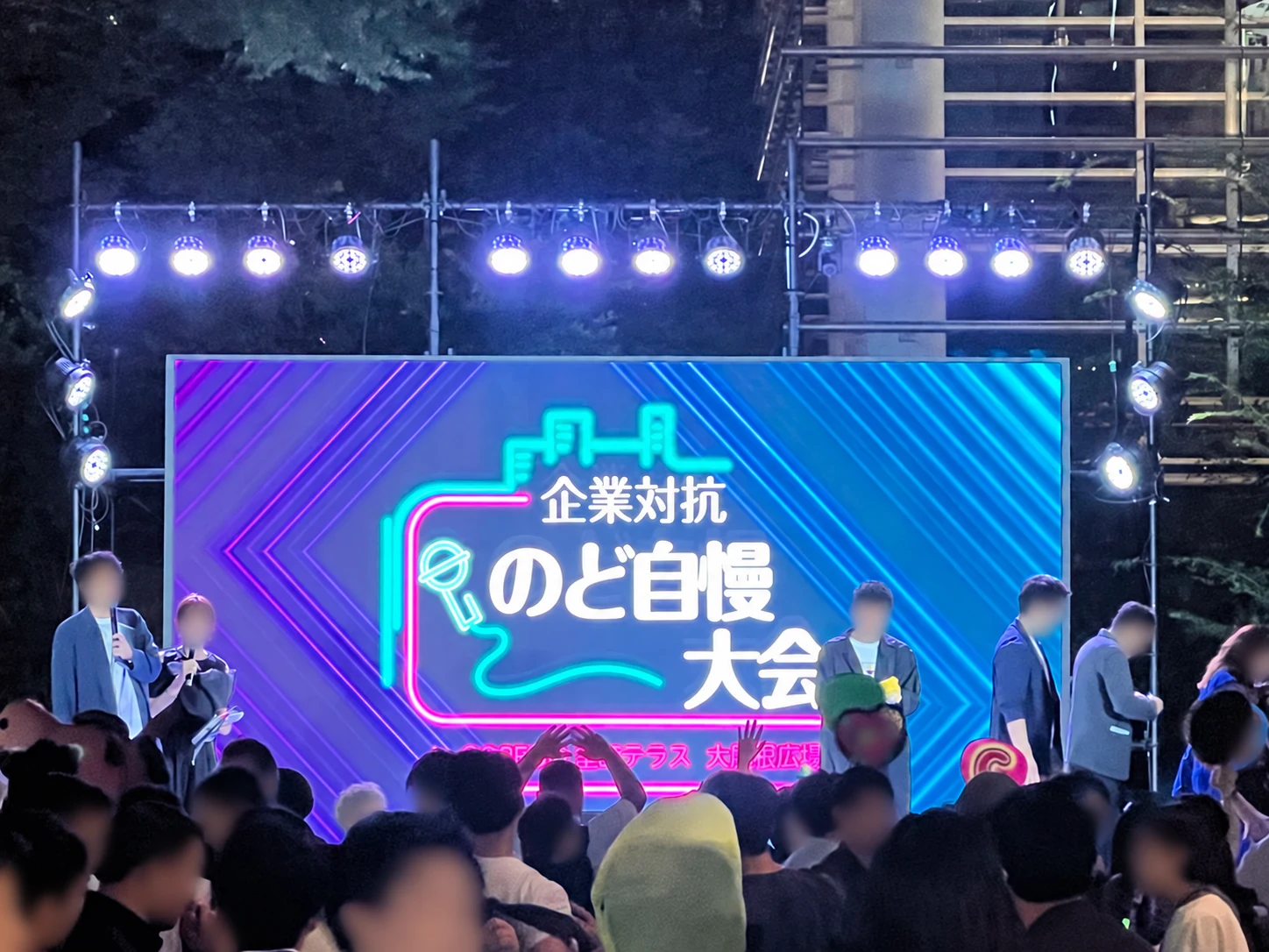 日本橋のど自慢大会 別角度・機材の様子